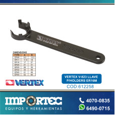 VERTEX V-823 LLAVE P/HOLDERS ER16M