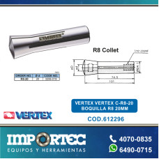 VERTEX C-R8-20 BOQUILLA R8 20MM