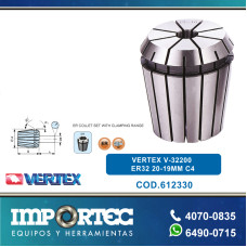 VERTEX V-32200 BOQUILLA ER32 20-19MM C4