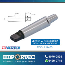 VERTEX VJ-133-5 ESPIGA MT5-J33 P/ CHUCK
