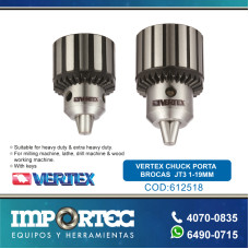 VERTEX CHUCK PORTA BROCAS  JT3 1-19MM