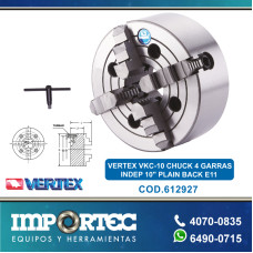 VERTEX VKC-10 CHUCK 4 GARRAS INDEP 10