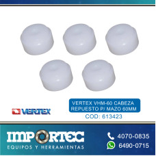 VERTEX VHM-60 CABEZA REPUESTO P/ MAZO 60MM