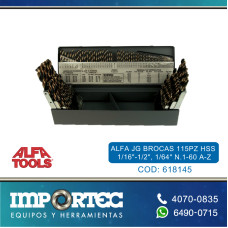 ALFA JG BROCAS 115PZ HSS 1/16