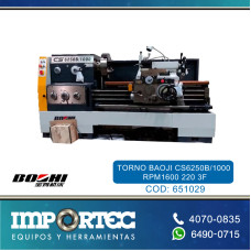 TORNO BAOJI CS6250B/1000 RPM1600 220 3F