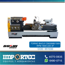 TORNO BAOJI CS6250B/1500 RPM 1600 220 3F