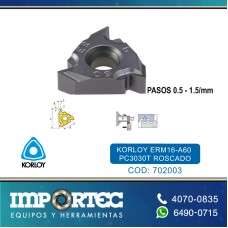 KORLOY INSERTO ROSCADO ERM16-A60 PC3030T