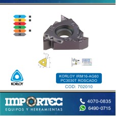 KORLOY INSERTO ROSCADO IRM16-AG60 PC3030T