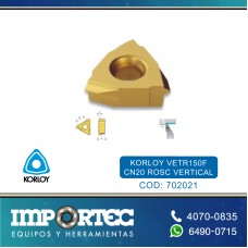 KORLOY INSERTO ROSCADO VERTICAL VETR150F CN20