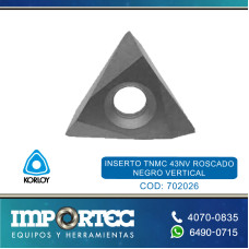 INSERTO TNMC 43NV ROSCADO VERTICAL