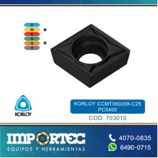 KORLOY CCMT060208-C25 PC5400 P/BARRENO