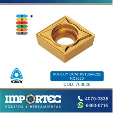 KORLOY CCMT09T304-C25 NC3220---- LIQUIDACION------