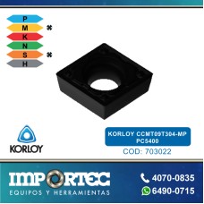 KORLOY CCMT09T304-MP PC5400 P/BARRENO