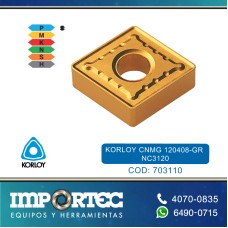 KORLOY CNMG 120408-GR NC3120