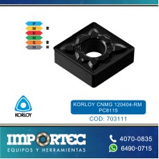 KORLOY CNMG 120404-RM PC8115