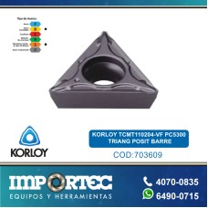 KORLOY TCMT110204-VF PC5300 TRIANG POSIT BARRE