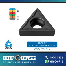 KORLOY TCMT16T304-HMP PC8110 TRIANG POSIT BARRE