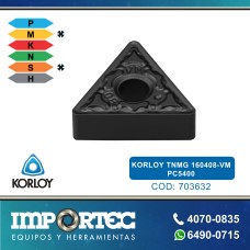 KORLOY TNMG 160408-VM PC5400 TRIANGULO