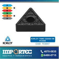 KORLOY TNMG 220408-VM PC5400 TRIANGULO
