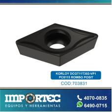 KORLOY DCGT11T302-VP1 PC8115 ROMBO POSIT