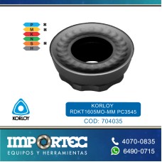 KORLOY RDKT1605MO-MM PC3545