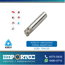 KORLOY AMS3025HS FRESA INSERTADA