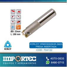 KORLOY HRMDS0926HR-2M25 FRESA INSERTADA