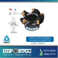 KORLOY FMACM3063R VOLADOR 5 INSERTOS