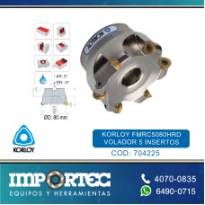 KORLOY FMRC5080HRD VOLADOR 5 INSERTOS