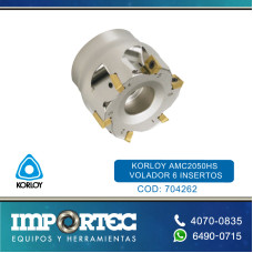 KORLOY AMC2050HS VOLADOR 6 INSERTOS