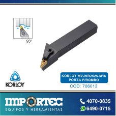 KORLOY MVJNR2525-M16 PORTA P/ROMBO