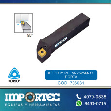 KORLOY PCLNR2525-M12 PORTA CUADRADO