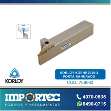 KORLOY KGEHR2020-3 T20 PORTA RANURADO
