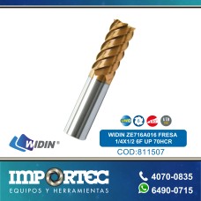 WIDIN ZE716A016 FRESA 1/4X1/2 6F UP 70HCR