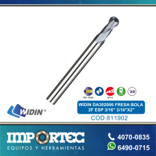 WIDIN DA302006 FRESA BOLA 2F ESP 3/16