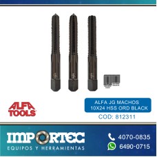 ALFA JG MACHOS 10X24 HSS ORD BLACK