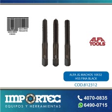 ALFA JG MACHOS 10X32 HSS FINA BLACK