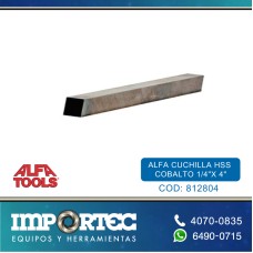 ALFA CUCHILLA HSS COBALTO 1/4