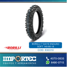 BORILLI 7 DAYS ENDURO SOFT AZUL 140-80-18