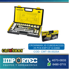 CROWNMAN JG CUBOS/ACCES 25 PCS ESP1/2