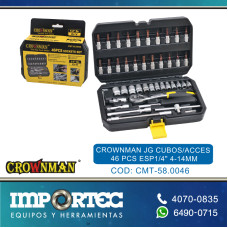 CROWNMAN JG CUBOS/ACCES 46 PCS ESP1/4