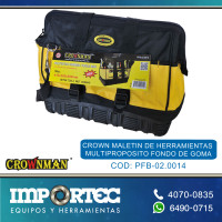 CROWN MALETIN DE HERRAMIENTAS MULTIPROPOSITO FONDO DE GOMA